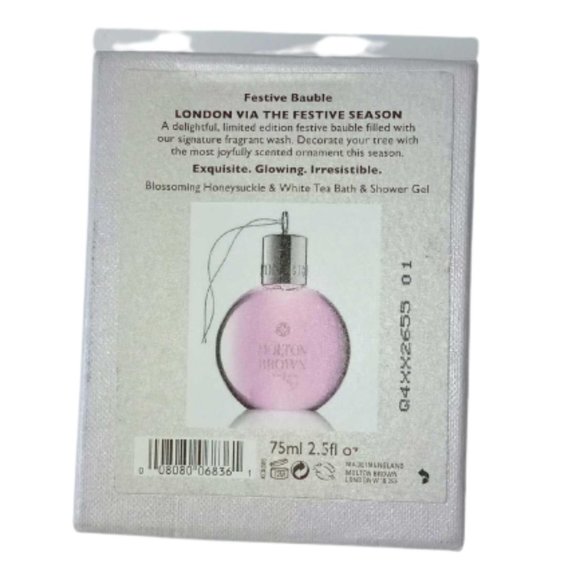 NEW~MOLTON BROWN BATH&SHOWER GEL FESTIVE BAUBLE - Picture 2 of 5